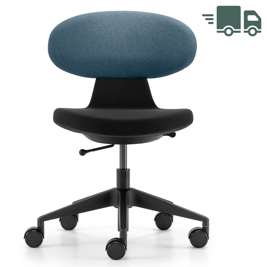 Girsberger SIMPLEX 3D Homeoffice Bürostuhl schwarz-blau