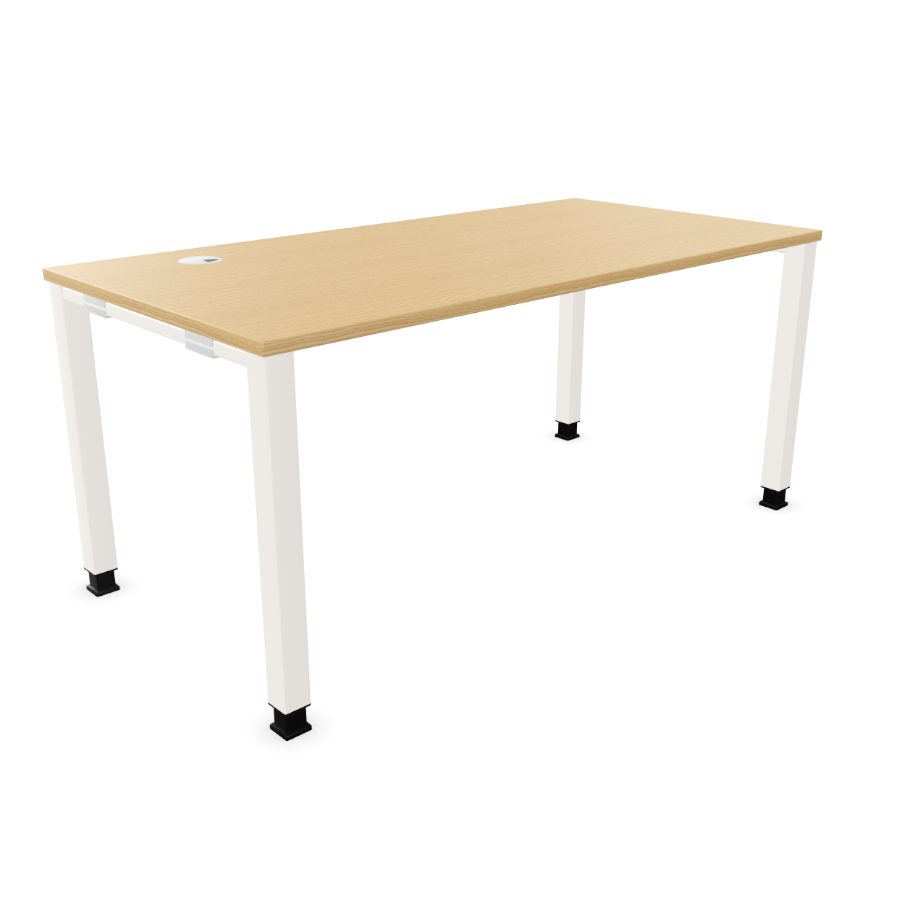 Palmberg Systo Tec Platte Eiche mit Gestell Weiß