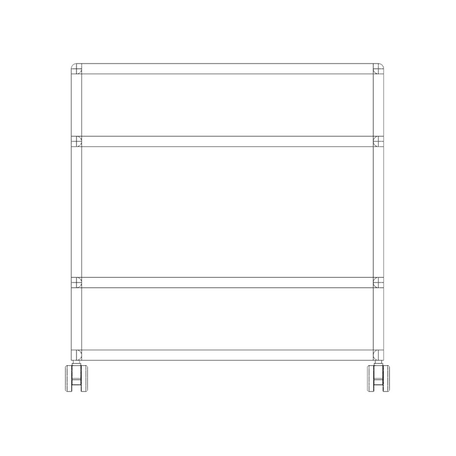 Bosse Servierwagen klein Chrom