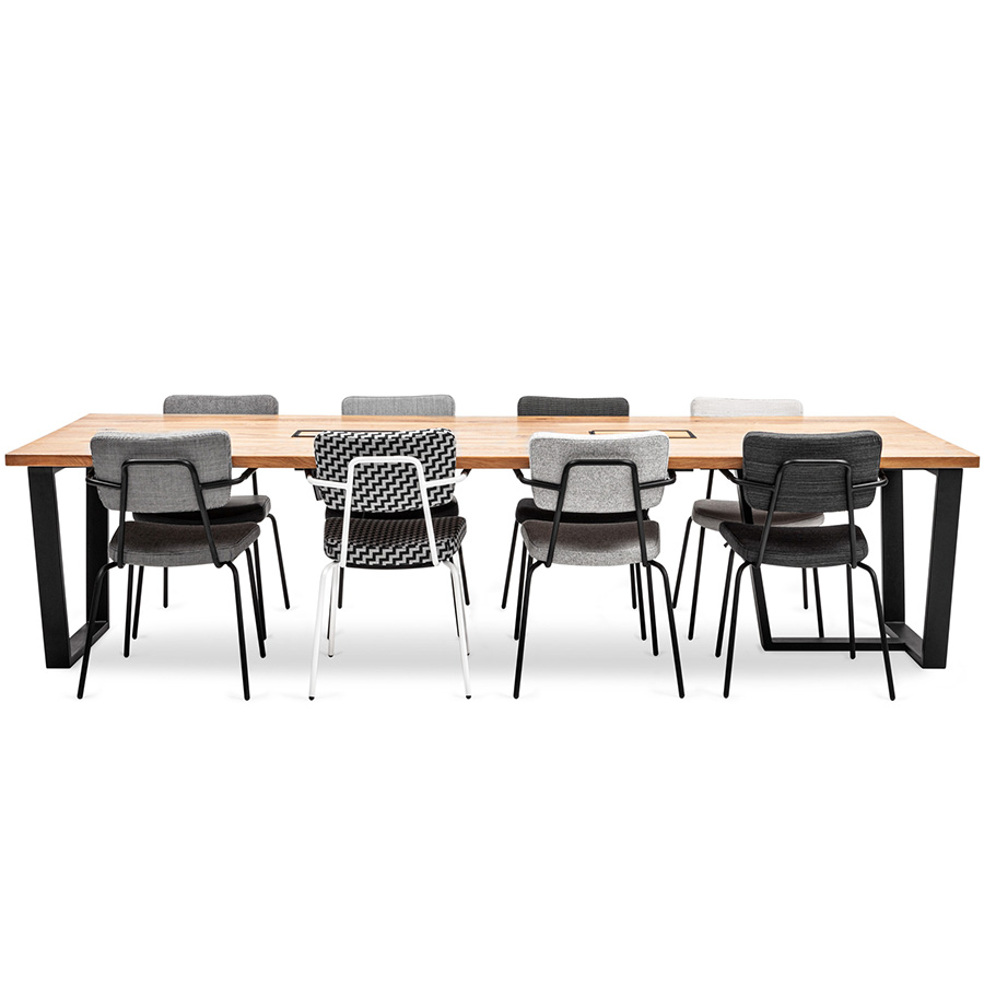 Bejot TB Konferenztisch mit Gestell schwarz