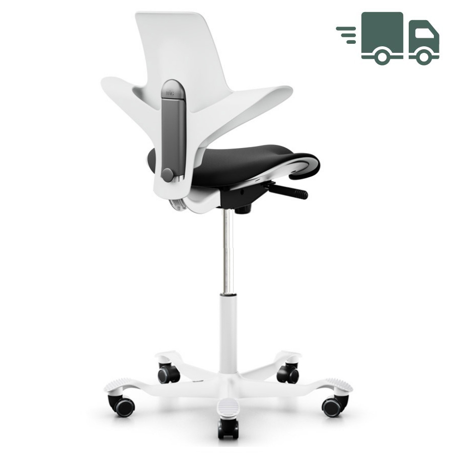 HAG Capisco 8020 Stehhilfe mit hoher Gasfeder 265 mm - Seitenansicht