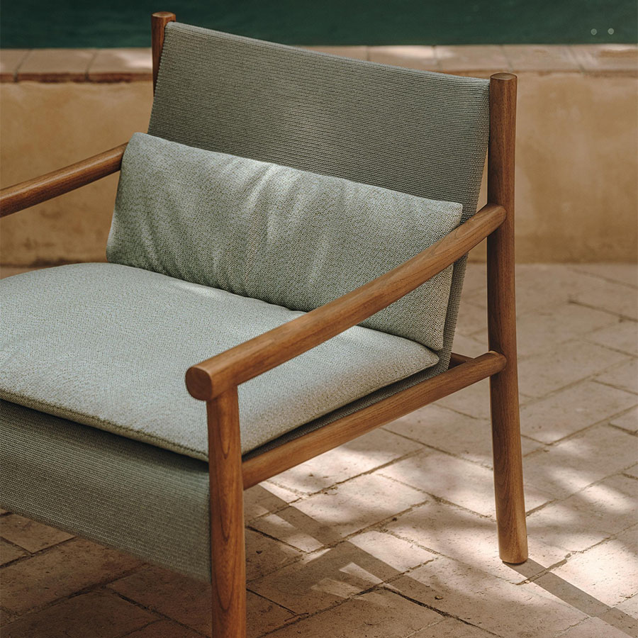 Arper Kata Lounge Sessel mit Sitzfläche Water