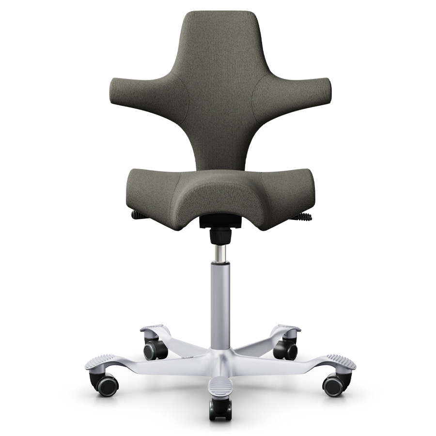 HAG Capisco 8106 Stoff Capture Bürostuhl Sattelstuhl Farbe Oliv 4401 - Frontansicht