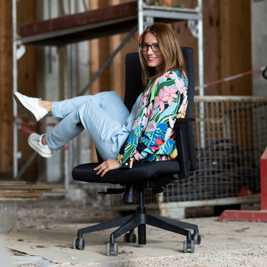 Trendoffice to-strike work task 9248 Drehstuhl in Schwarz