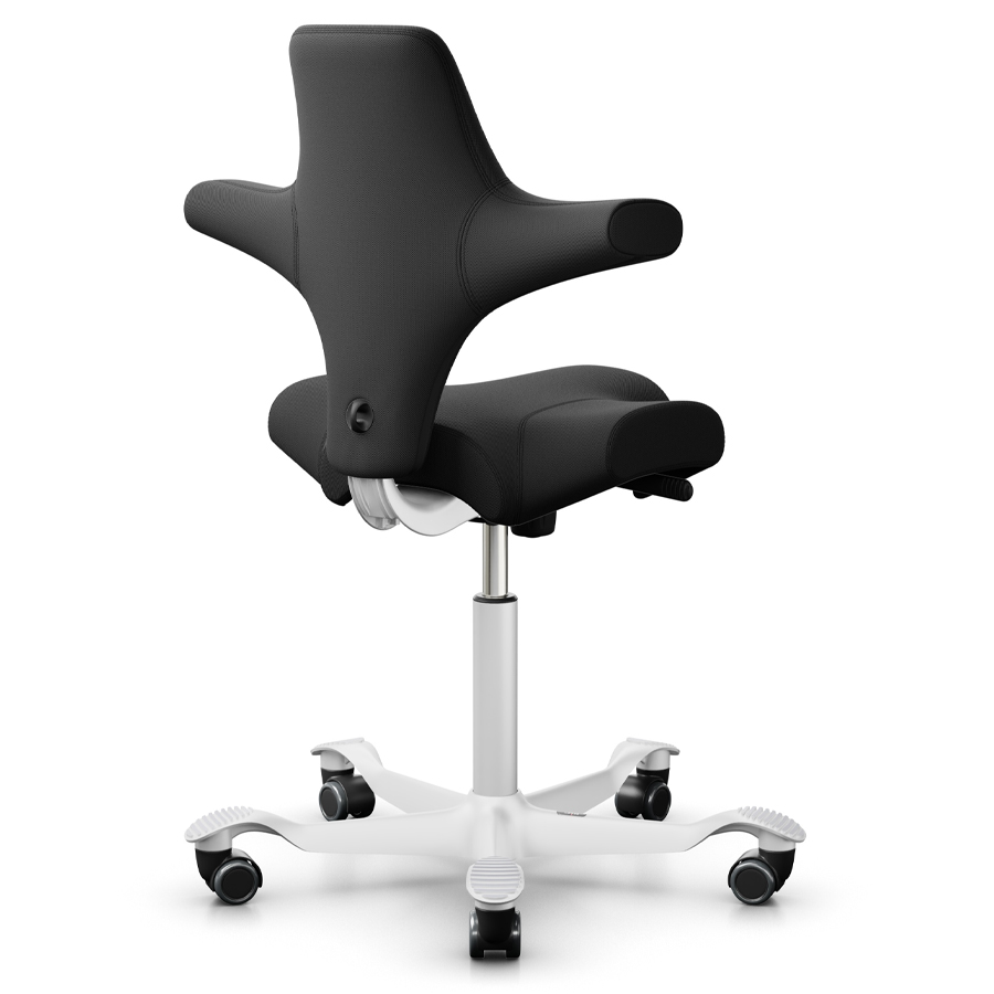 HAG Capisco 8106 | Stoff Nexus 013 schwarz | Gestell weiß