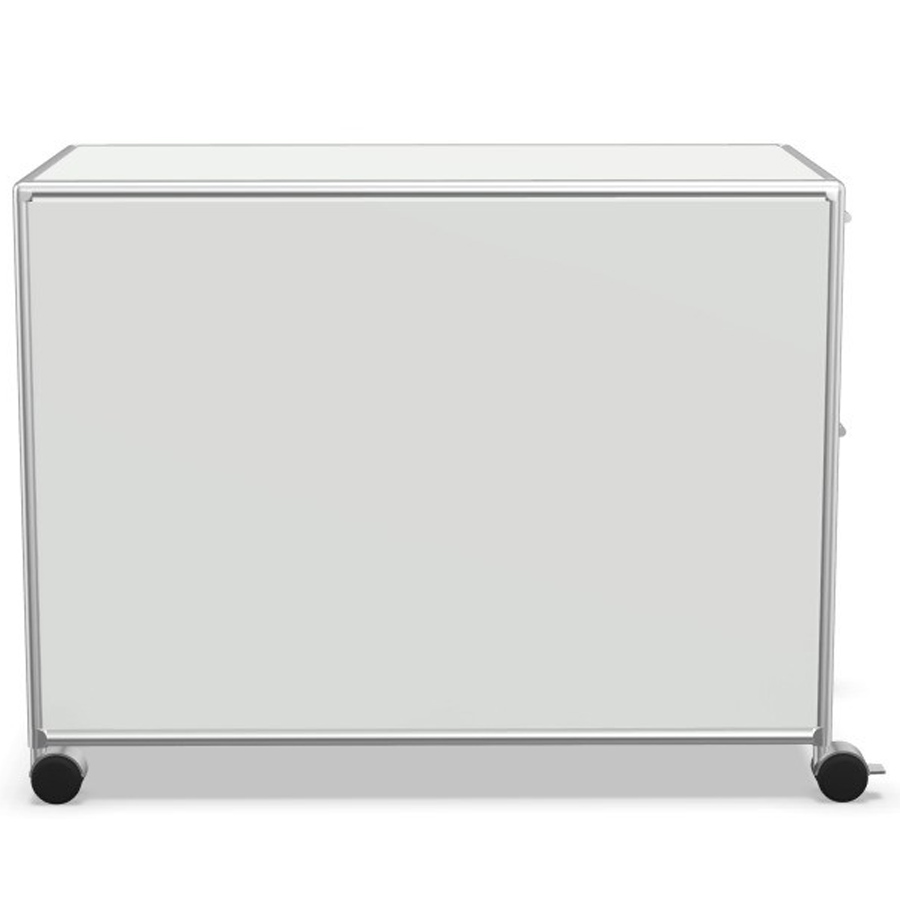 Bosse Modul Space Container 3-6 weiß Gestell chrom - Seitenansicht - FAST&EASY