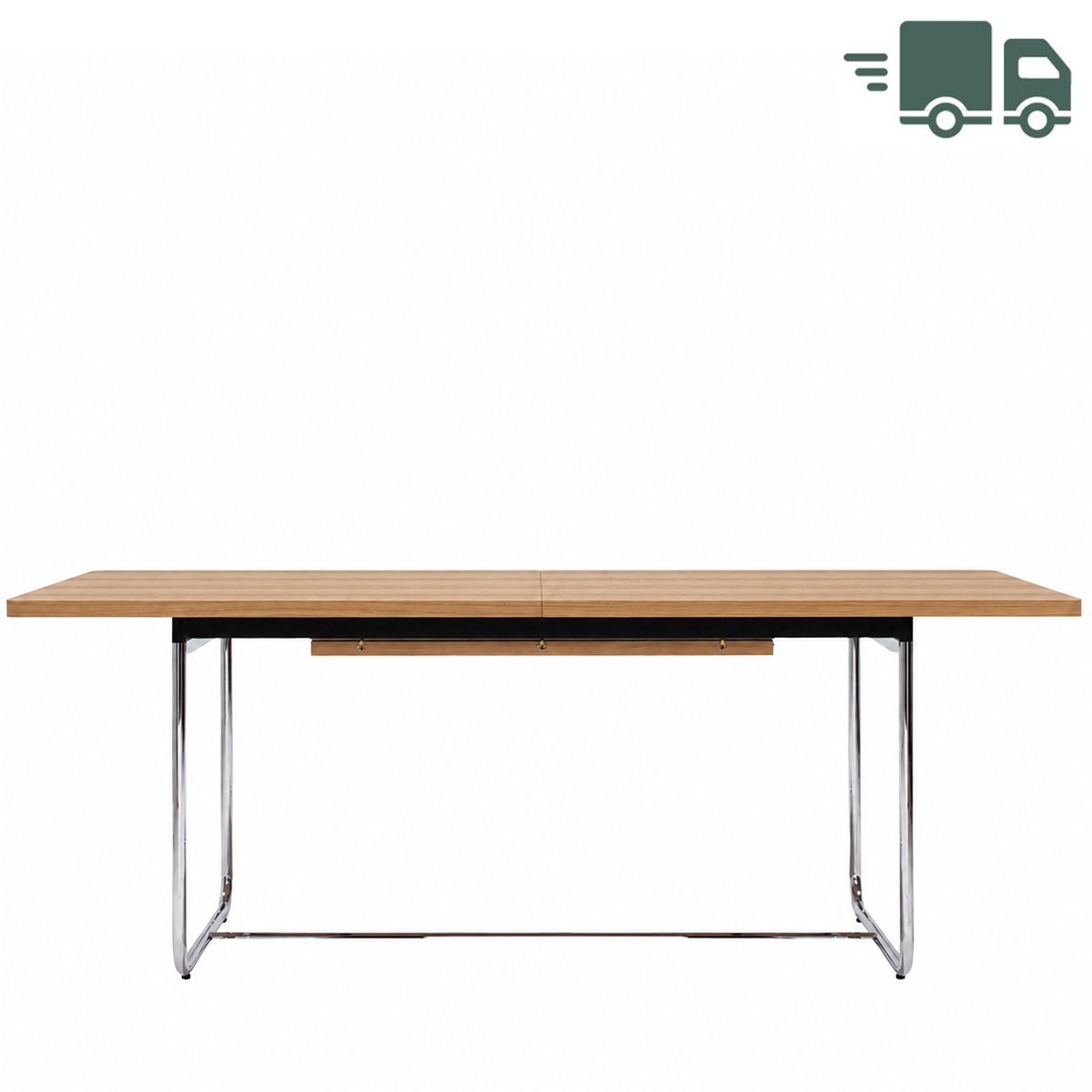 Thonet Ausziehtisch 1072 Platte Eiche klar lackiert