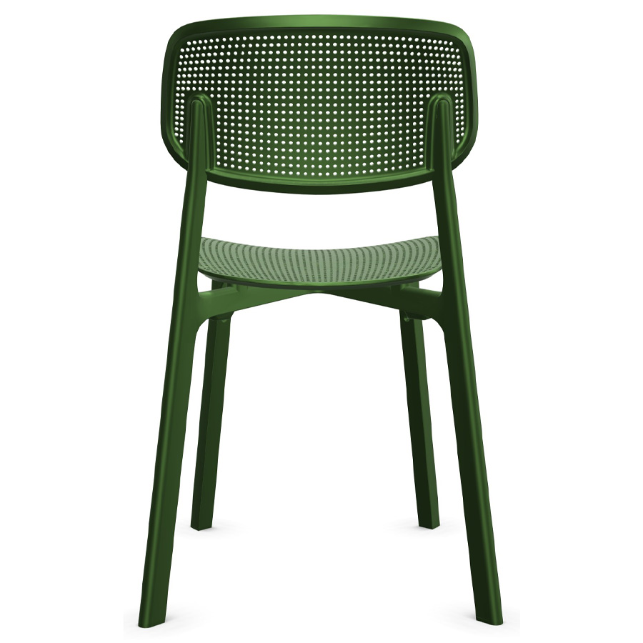 Kristalia COLANDER Chair Grasgrün Rückseite