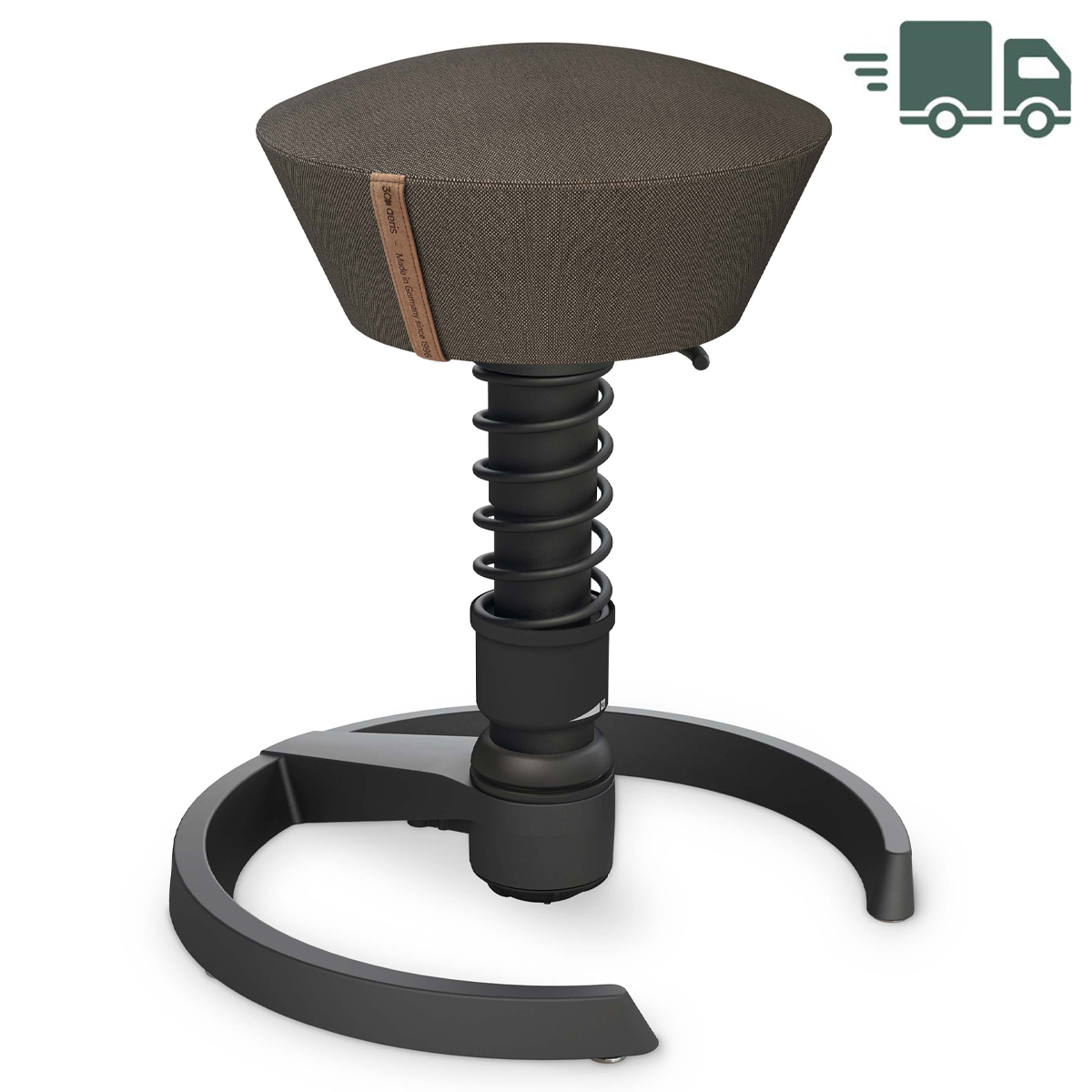 Aeris Swopper Jubiläum Musa Dark Grey Gestell mit Gleitern schwarz
