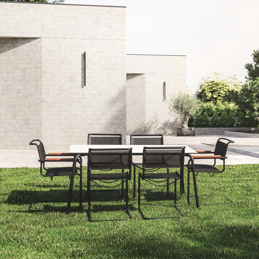 THONET Stahlrohr-Freischwinger S 34 N Outdoor