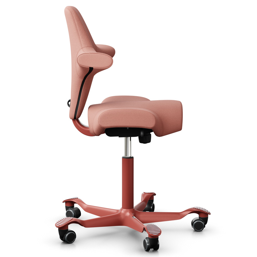 HAG CAPISCO 8106 Stoff Select rosa mit Sattelsitz - Gestell Blush Rose