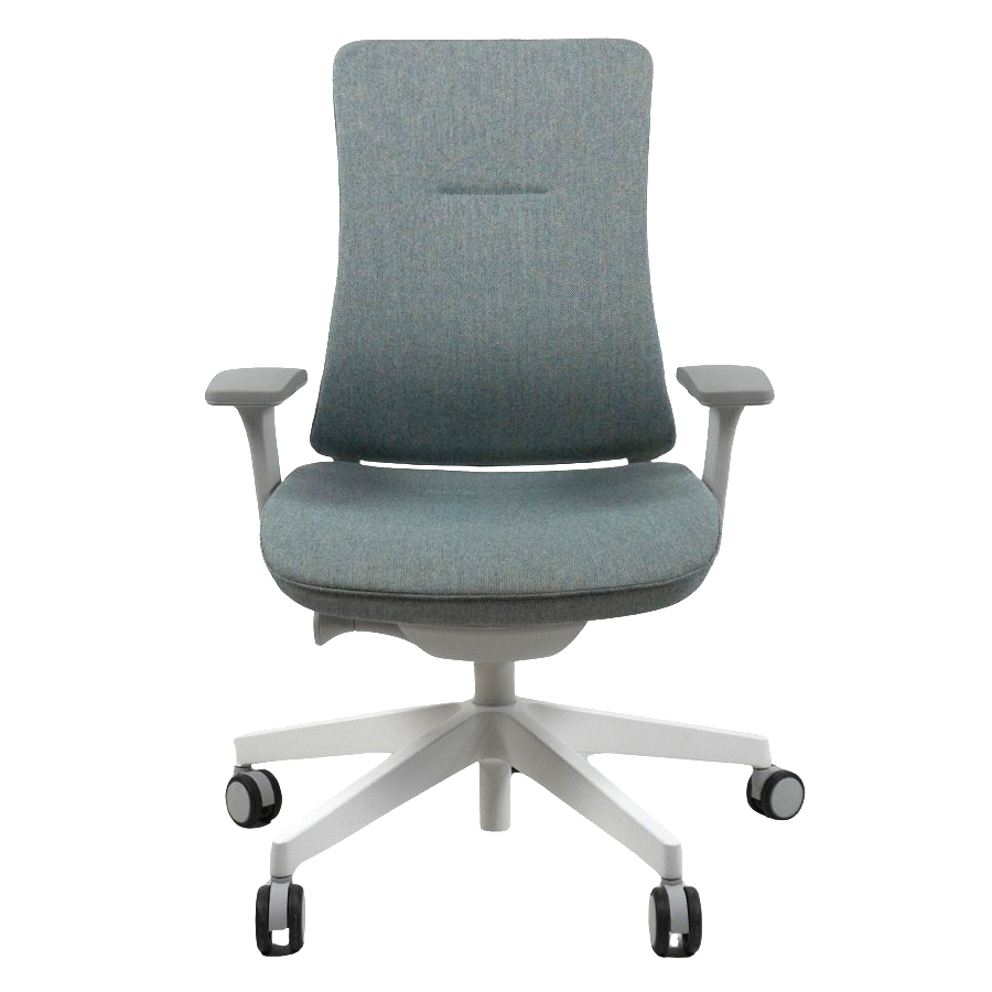 Profim Violle 130 SFL mit Polsterrücken - Gestell hellgrau/weiß - Bezug MLF25