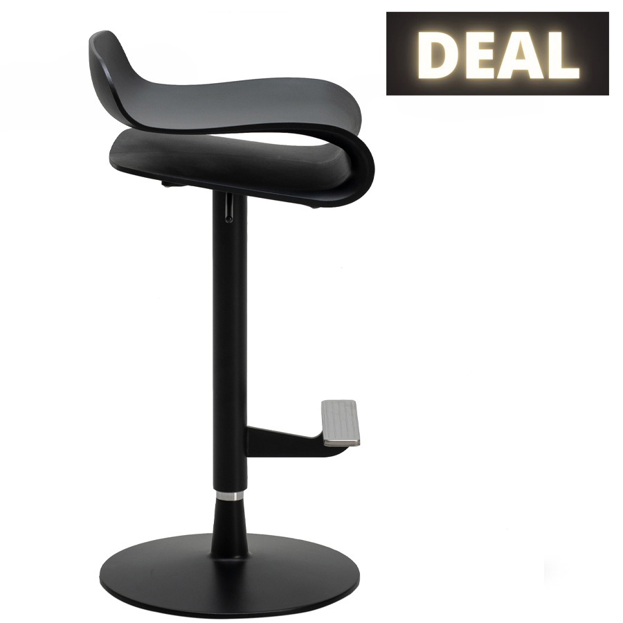 Kristalia BCN Barhocker schwarz höhenverstellbar