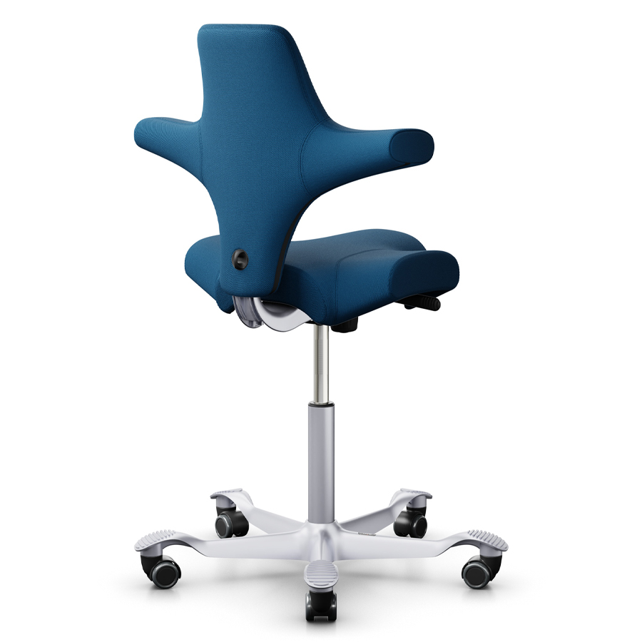 HAG CAPISCO 8106 | Stehhilfe | Stoff Select marineblau | Gestell silber