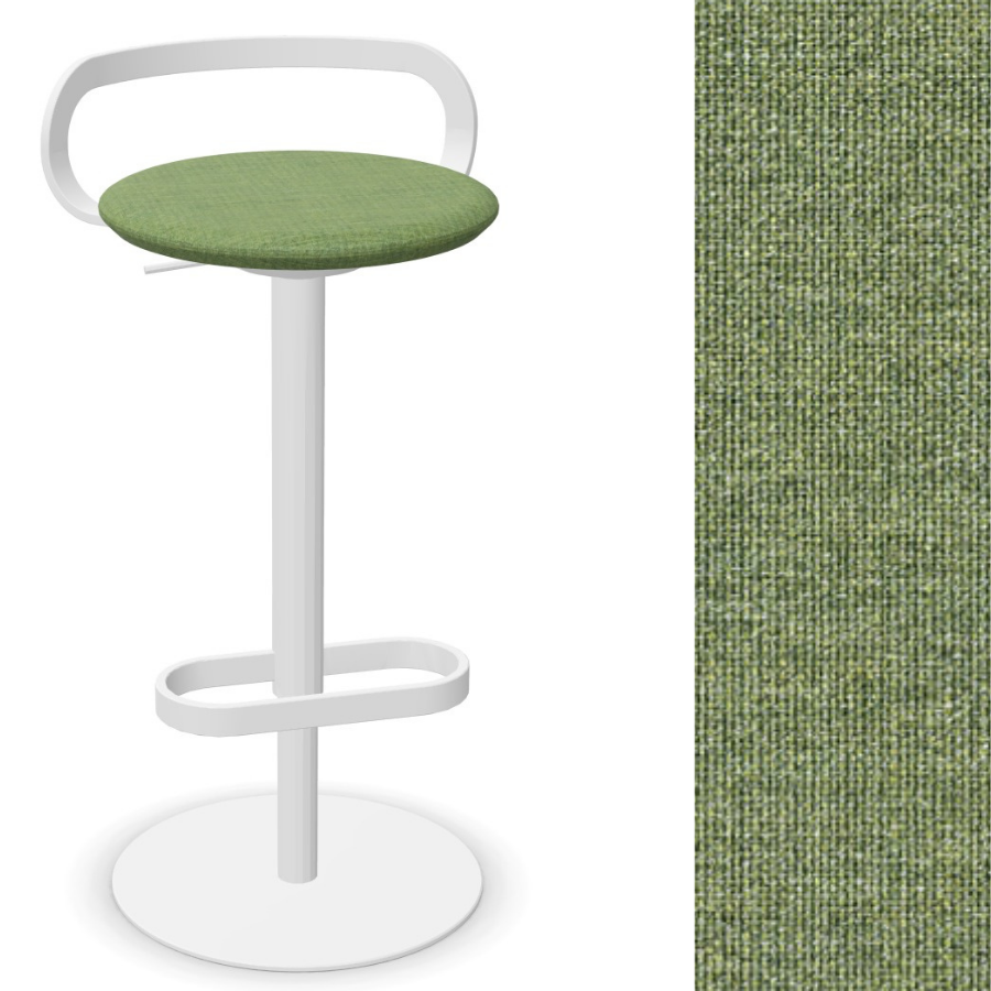 lapalma MAK S110 Barhocker Stoff Remix 933 Gestell weiß
