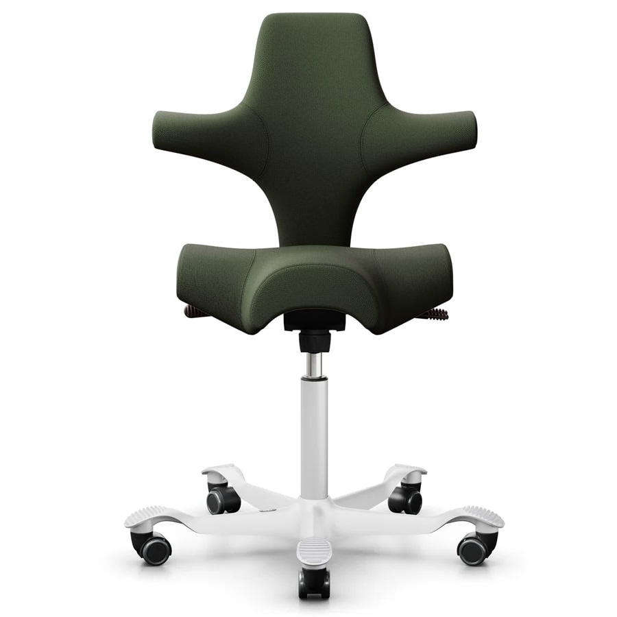 Hag Capisco 8106 - Farbe Select waldgrün - Gestell weiss