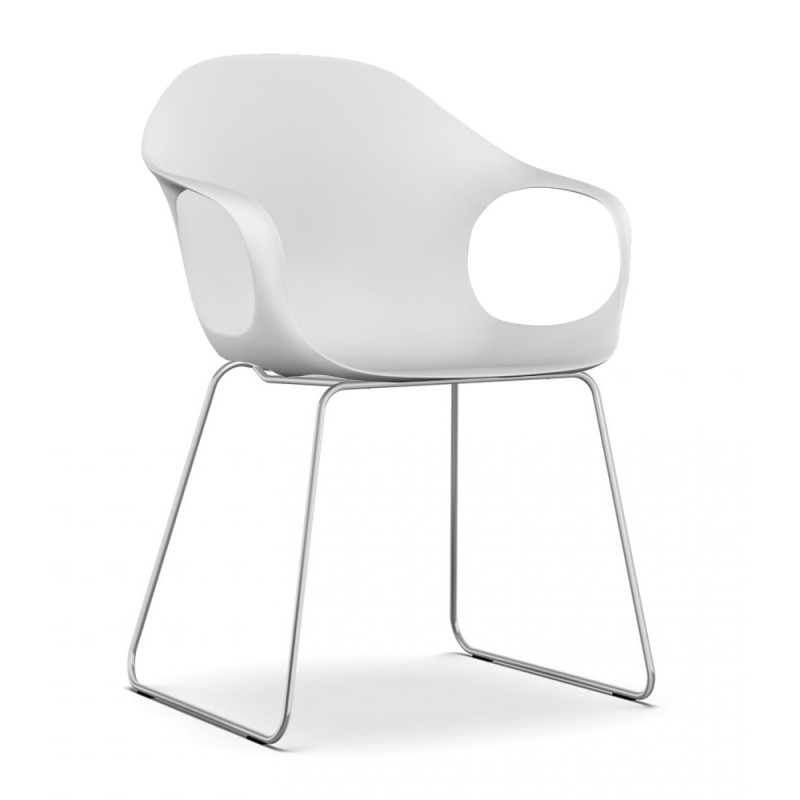 Kristalia Elephant Kufenstuhl weiß