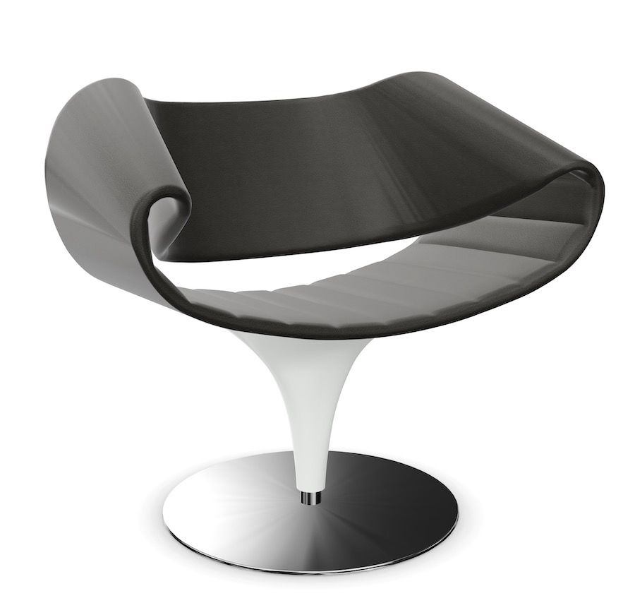 Züco Perillo Lounge Sessel PR 281 - Echtleder - Brown pepper