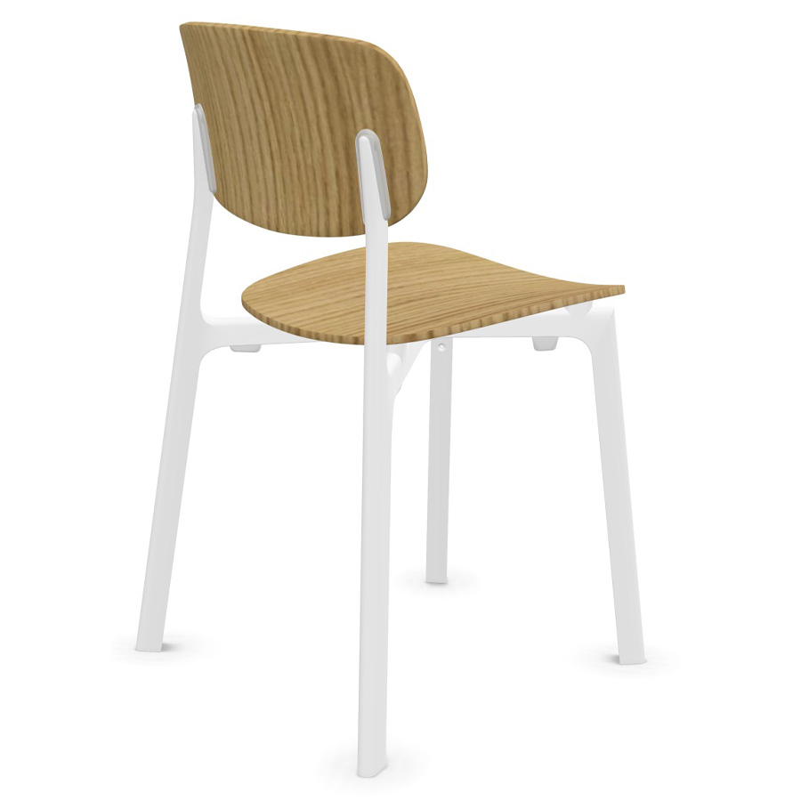 Kristalia COLANDER Stuhl europäische Eiche Rückseite