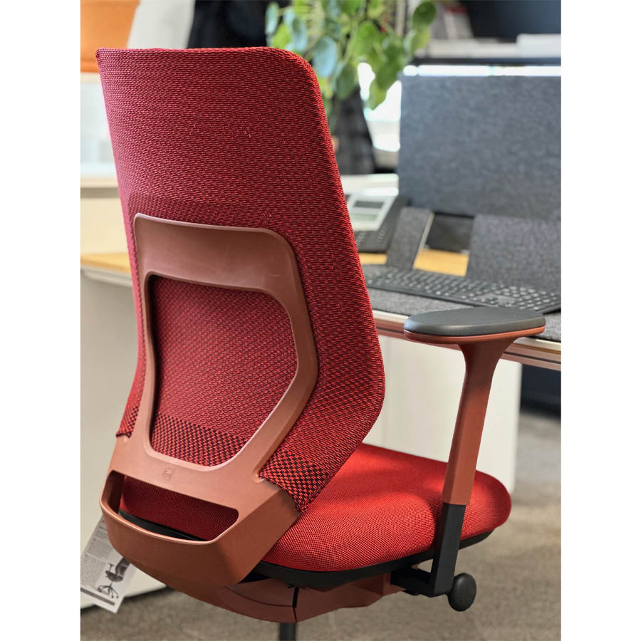 fm Asiento Bürodrehstuhl in Rot Komfort - Beispielbild