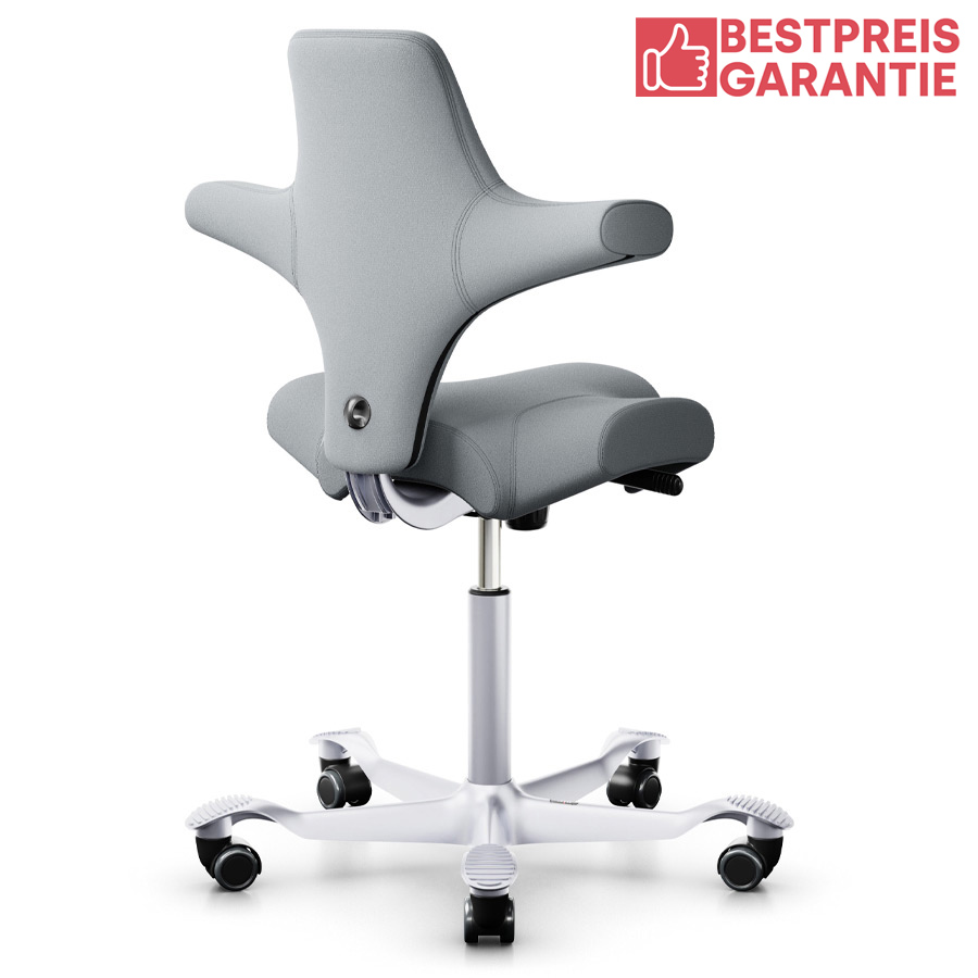HAG Capisco 8106 Xtreme hellgrau mit Gestell Alu silber