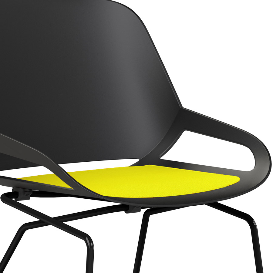 Aeris Numo Sitzkissen gelbgrün