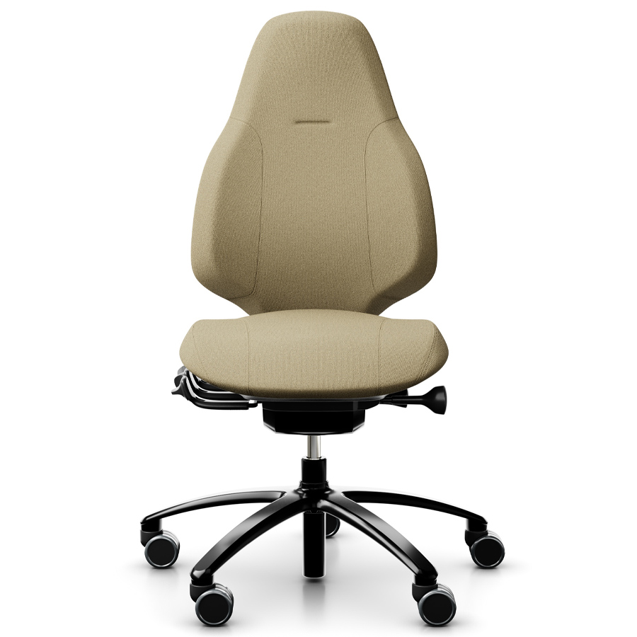 RH Mereo 220 mit hoher Rückenlehne - Stoff Capture beige - Frontansicht