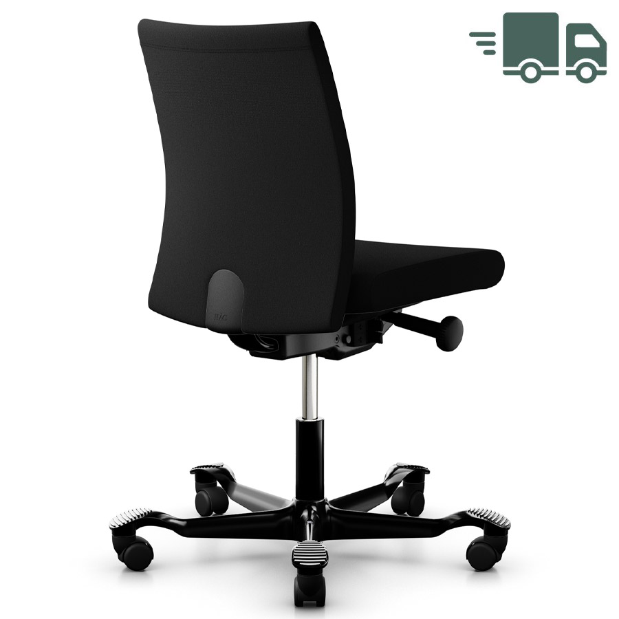 HAG Creed 6004 Bürostuhl schwarz | Mittelhohe Polsterrückenlehne | Bezugsstoff Xtreme