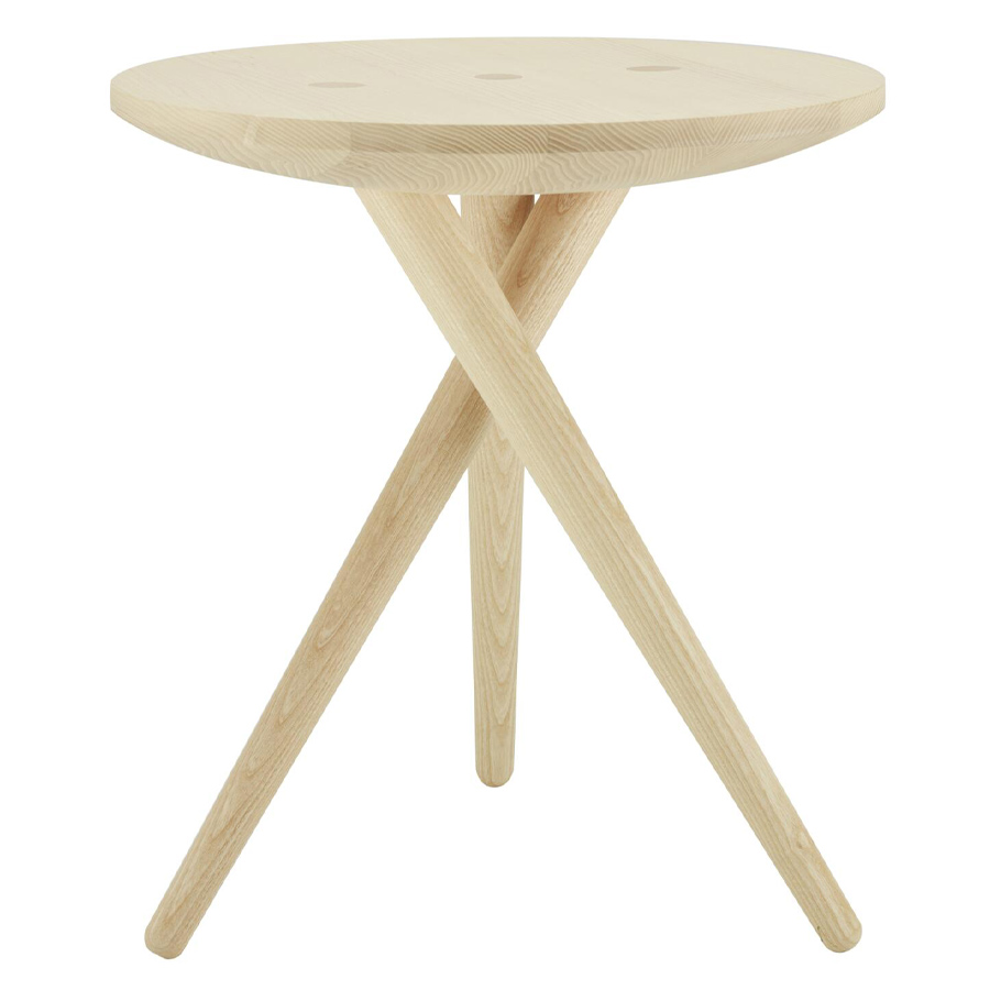 THONET 1025 Beistelltisch Esche - Frontansicht