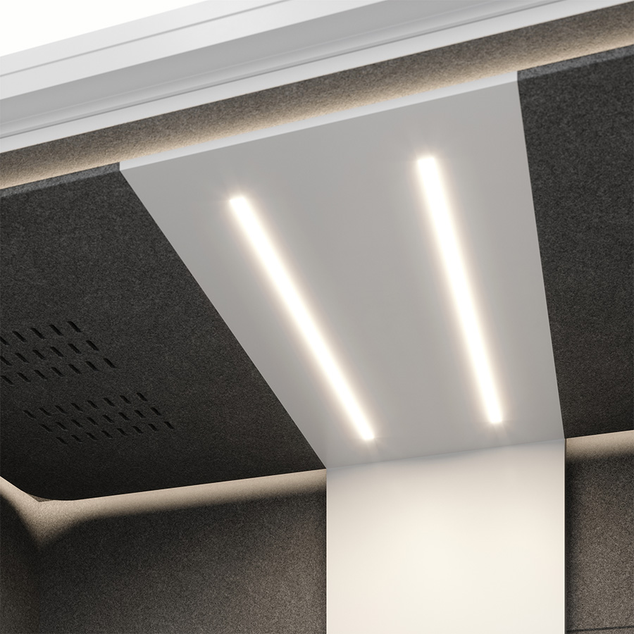 RWH Meetingbox indirekte und direkte Beleuchtung