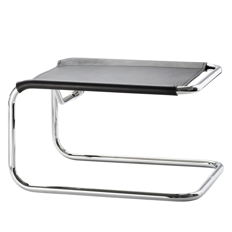 THONET Stahlrohr Fußhocker zum Loungesessel S 35 LH