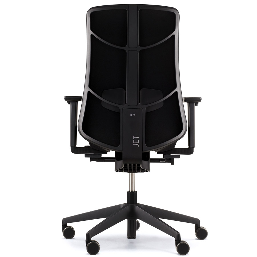 K+N JET.III SE Sonderedition Softpolster schwarz - Rückansicht