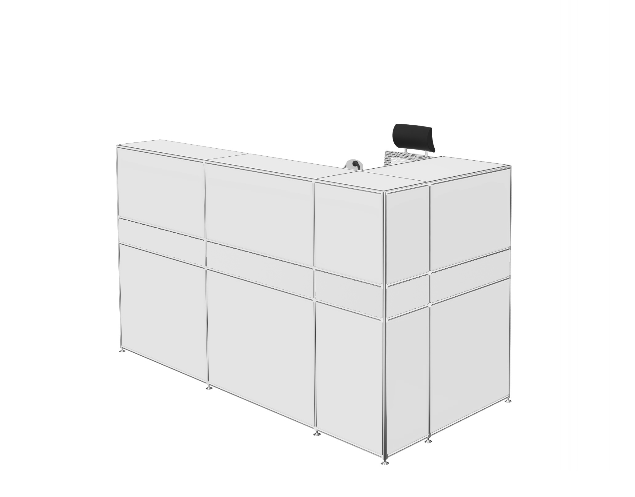 Bosse Modul Space Empfangstheke 5 weiß