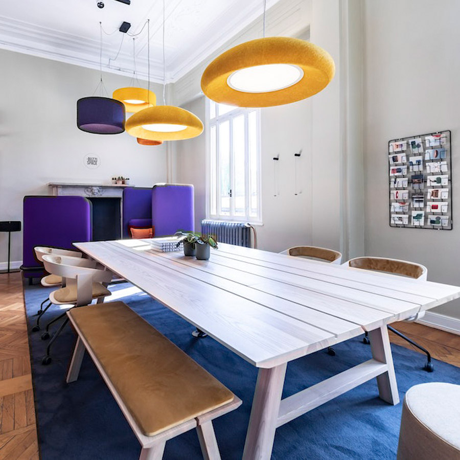 BuzziSpace Dome Pendelleuchte | Gelb | Beispielbild