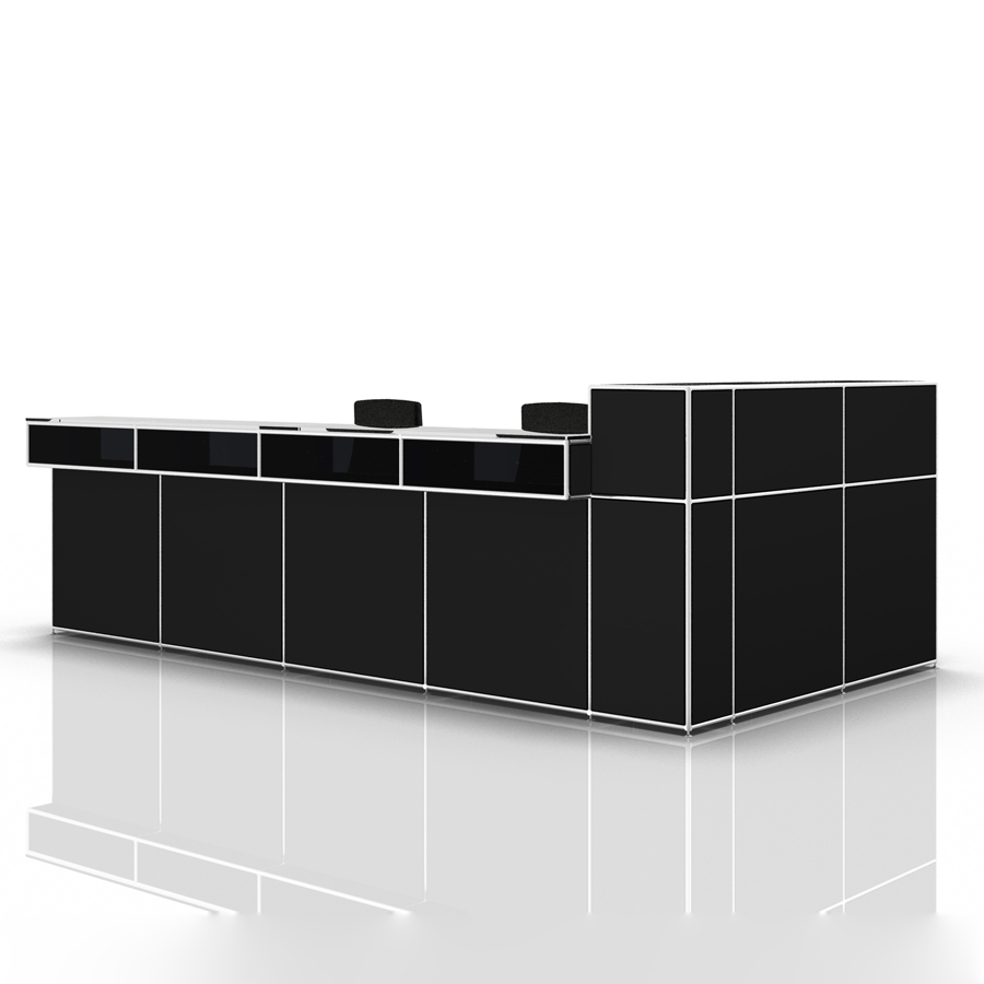 Bosse Modul Space Empfangstheke 8 schwarz