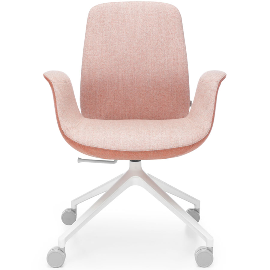 Profim ElliePro 20 HST Synergy lachs zweifarbig - 4-armiges Fußkreuz RAL 9016 weiß - Front