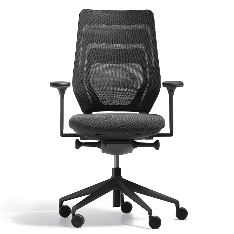 fm Asiento Bürodrehstuhl in Anthrazit konfigurierbar