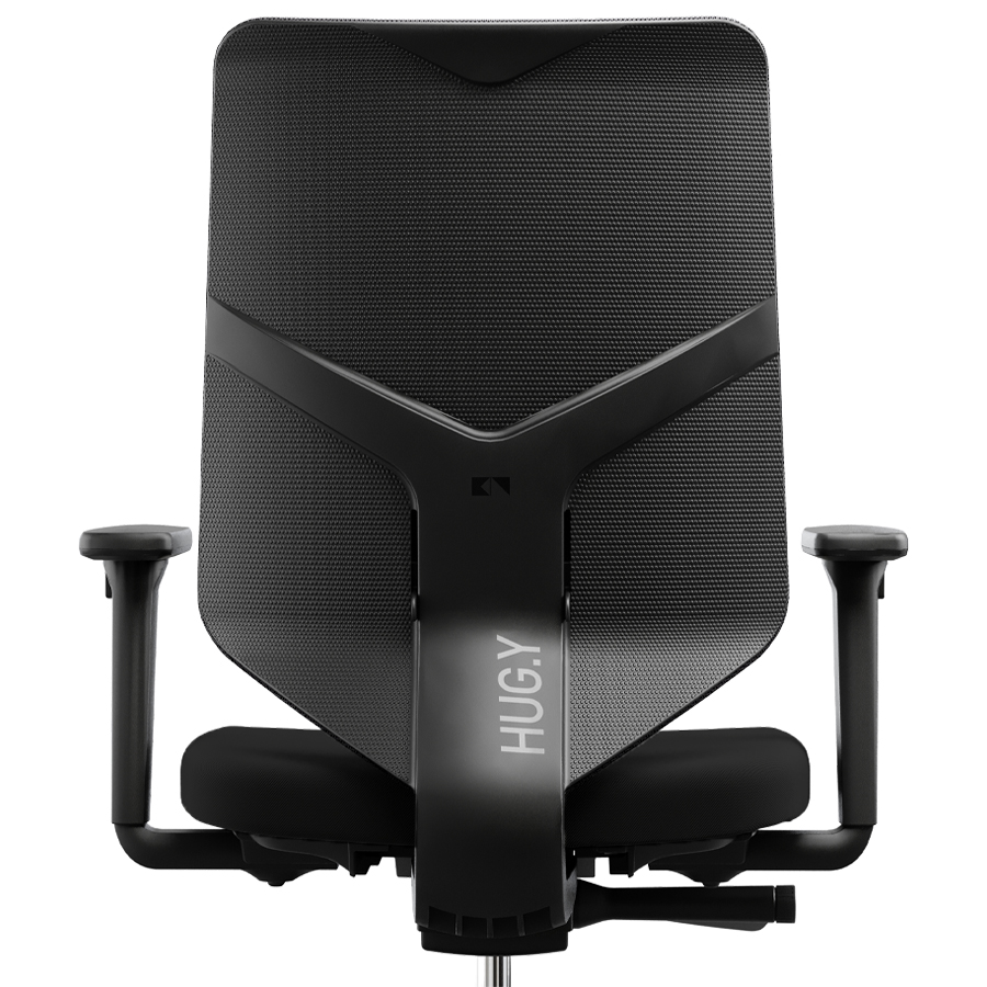 König+Neurath HUG.Y | Aktionsmodell schwarz | Rückseite Nahaufnahme