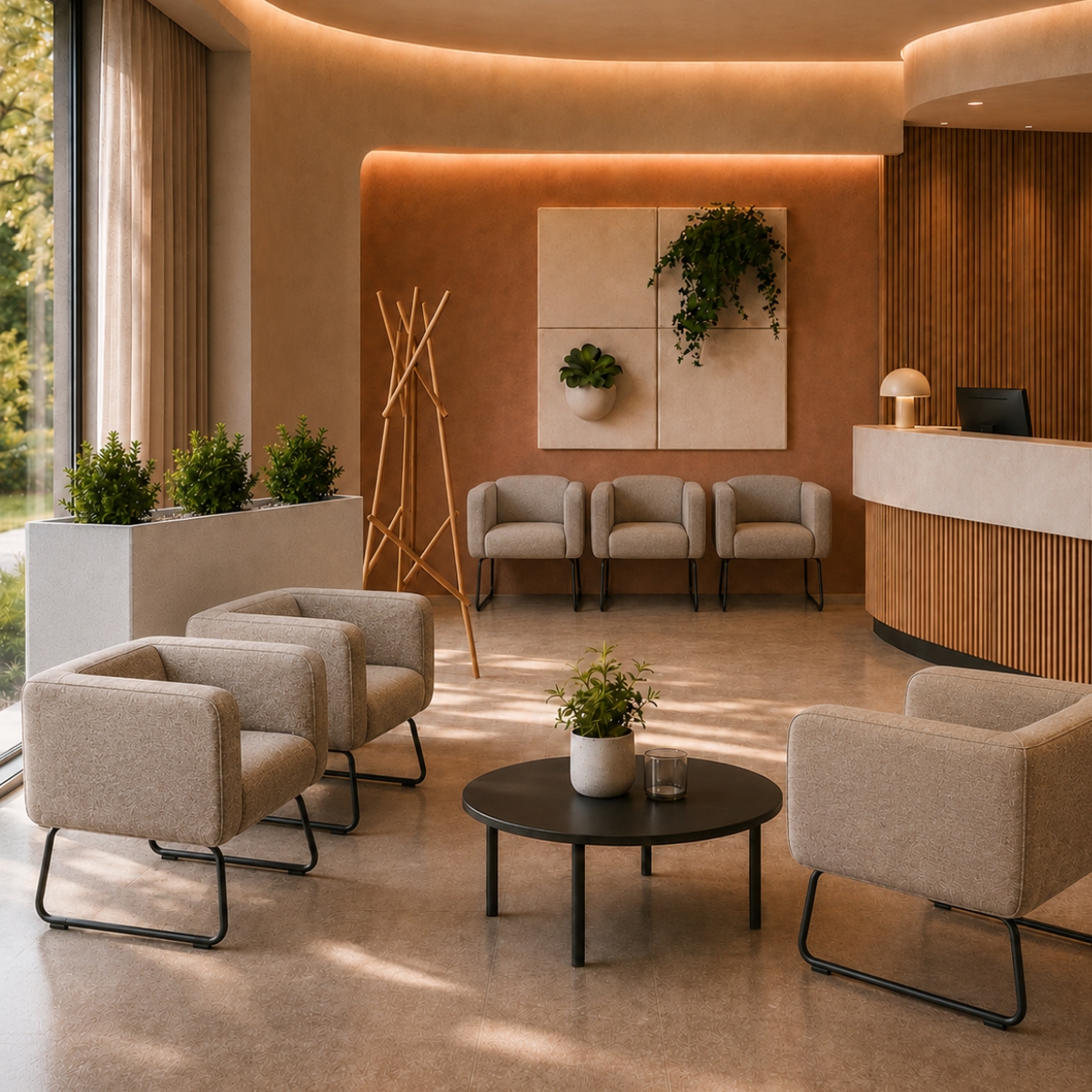 Bejot Sessel Legvan Wartezimmer Sessel