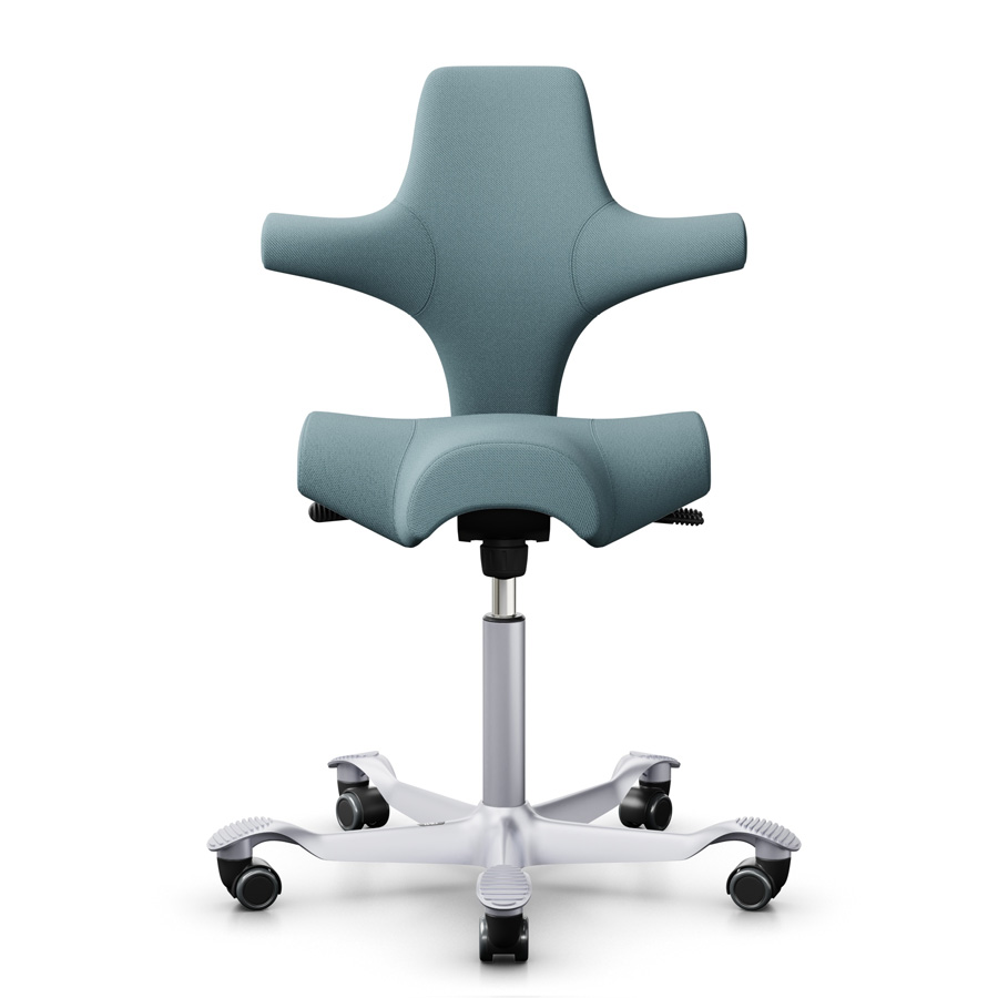 Hag Capisco 8106  - Stoff Select Glacier blue -Gestell silber