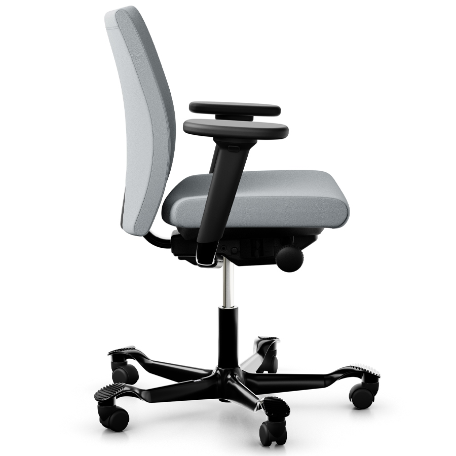 HAG Creed 6004 mit mittelhoher Rückenlehne u. 3D-Armlehnen - Stoff Xtreme hellgrau