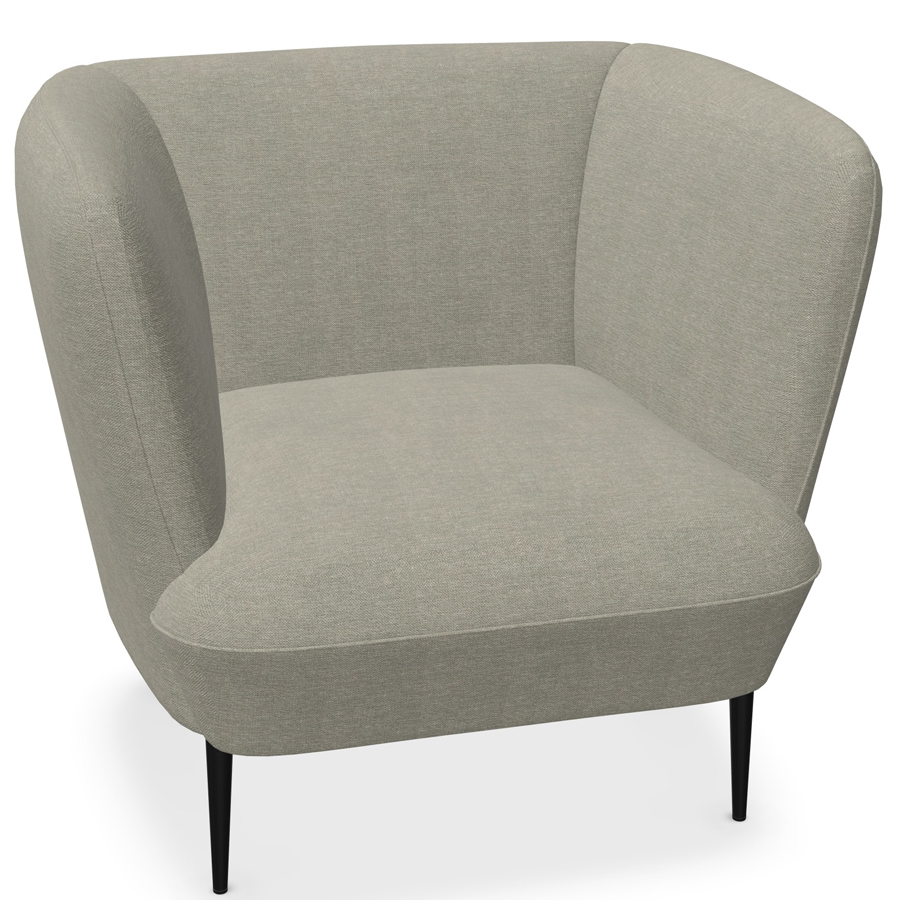 W. Schillig Einzelsessel Ella mit Metallfüßen - cream