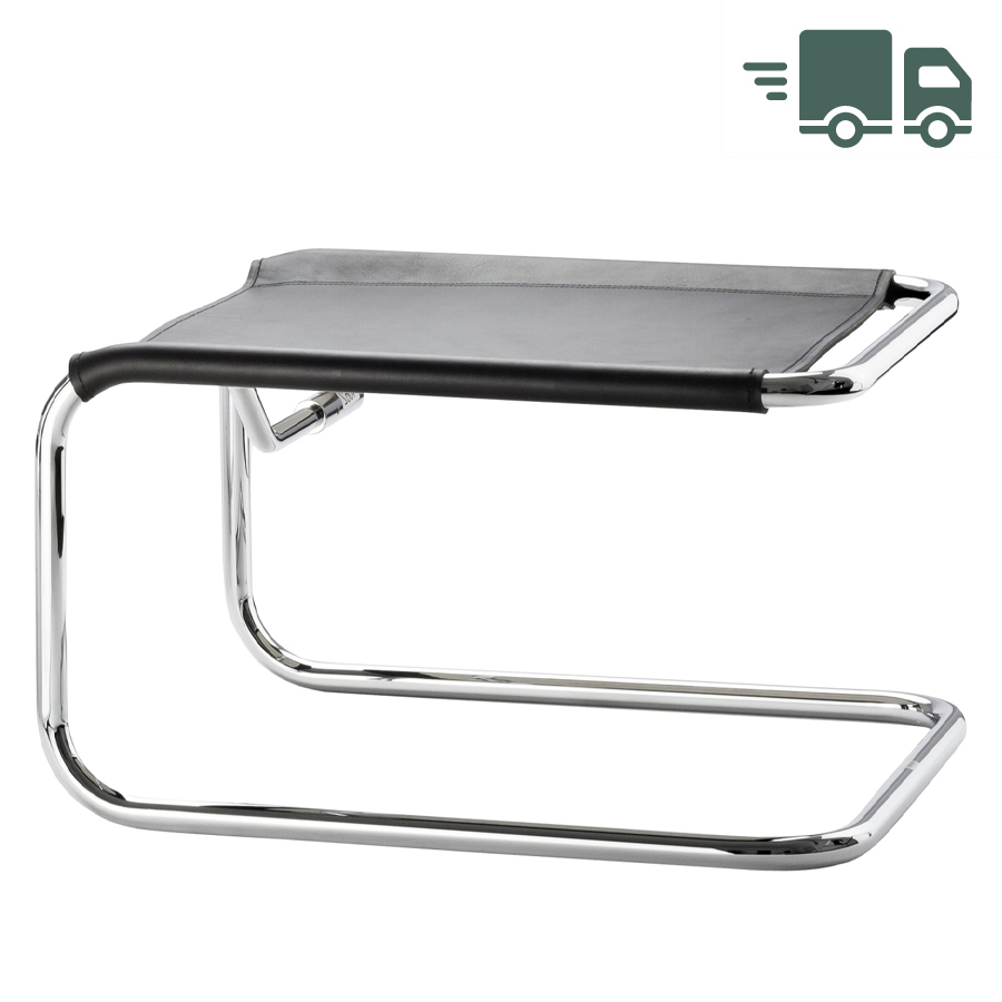 THONET Stahlrohr Fußhocker zum Loungesessel S 35 LH