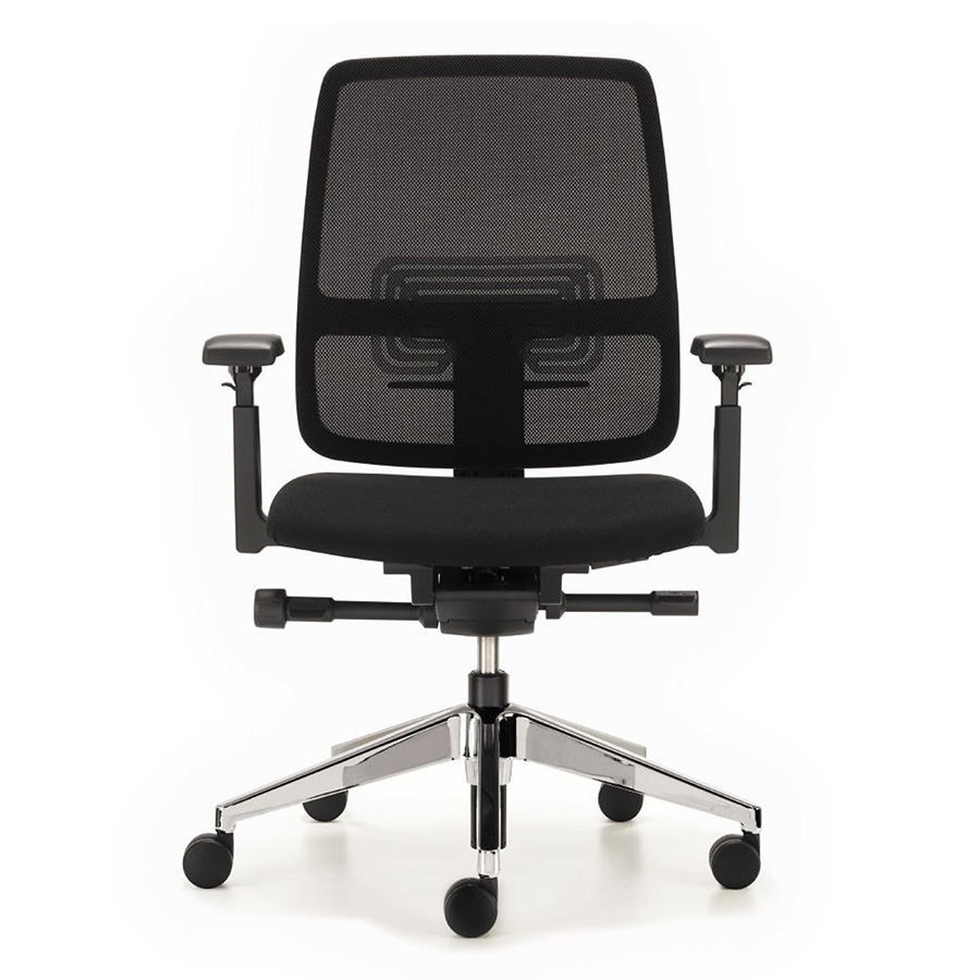 HAWORTH Lively Bürodrehstuhl schwarz mit Netzrücken