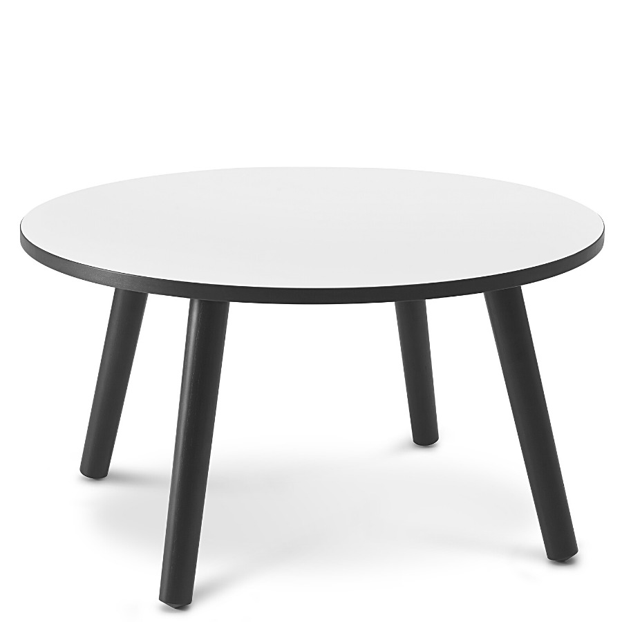 Bejot TB W 74H Tischplatte weiß, Rand schwarz