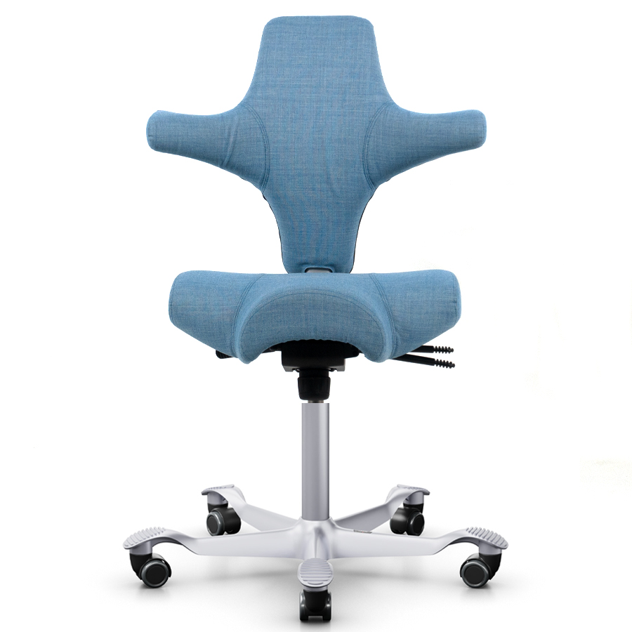 HAG Capisco 8106 Stoff Remix 0816 blau - Gestell silber