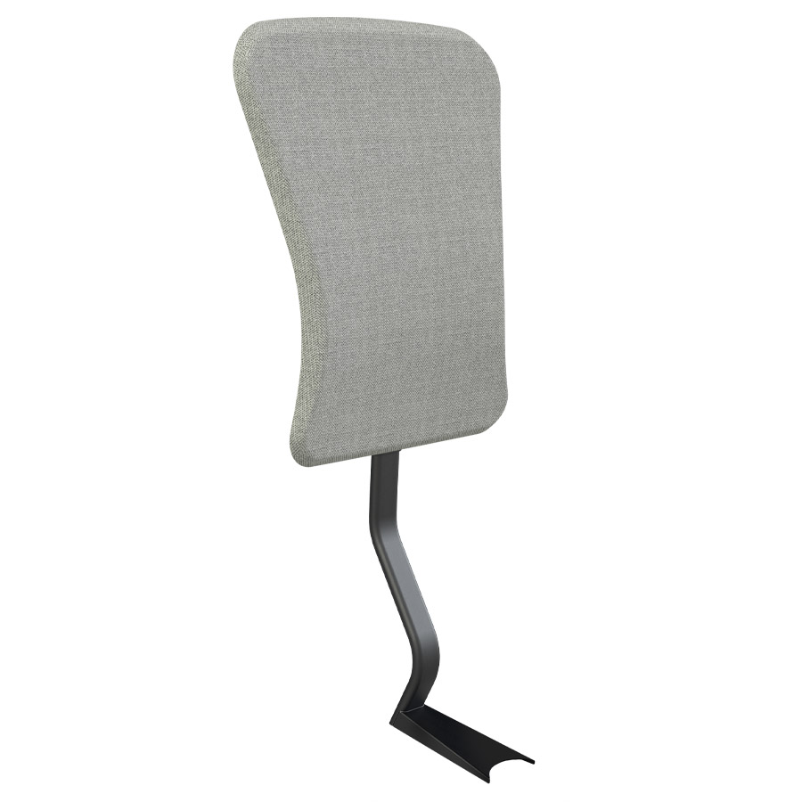 Aeris Swopper Rückenlehne Capture Wolle grau - Lehnengestell schwarz