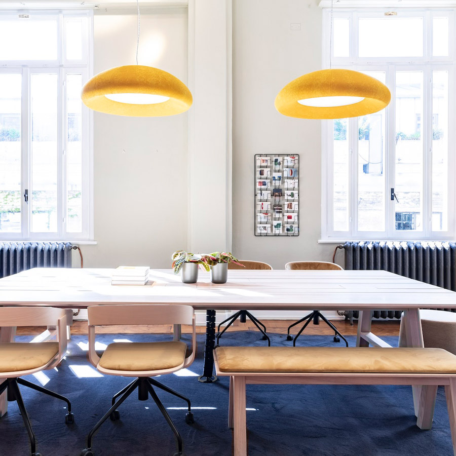 BuzziSpace Dome Pendelleuchte | Gelb | Beispielbild