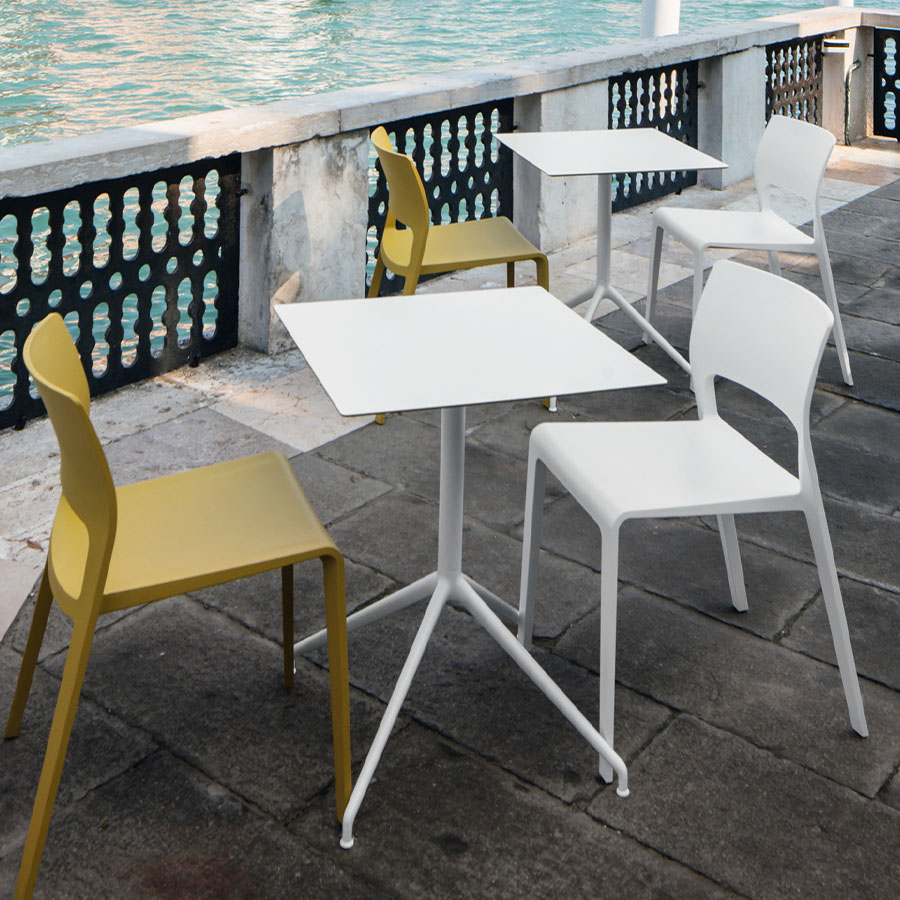 Arper Yop Tisch Eckig weiß