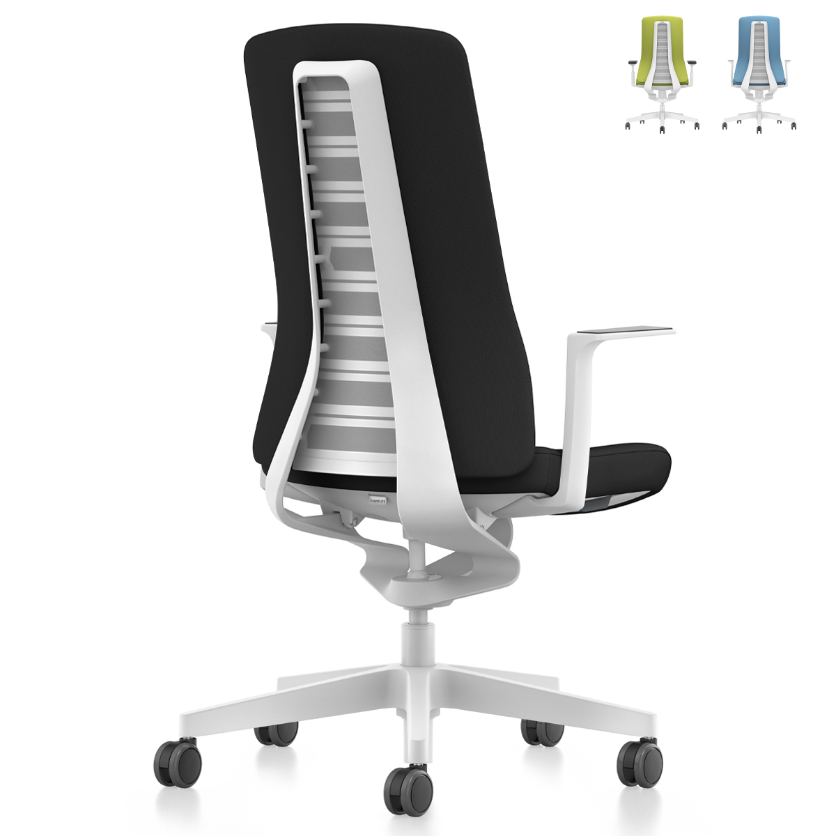Interstuhl PUREis3 PU113 | Bürostuhl weiß | Chillback-Rückenlehne | Konfigurator